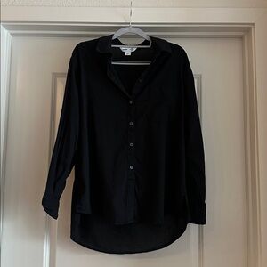 Old Navy Black Button Down Shirt